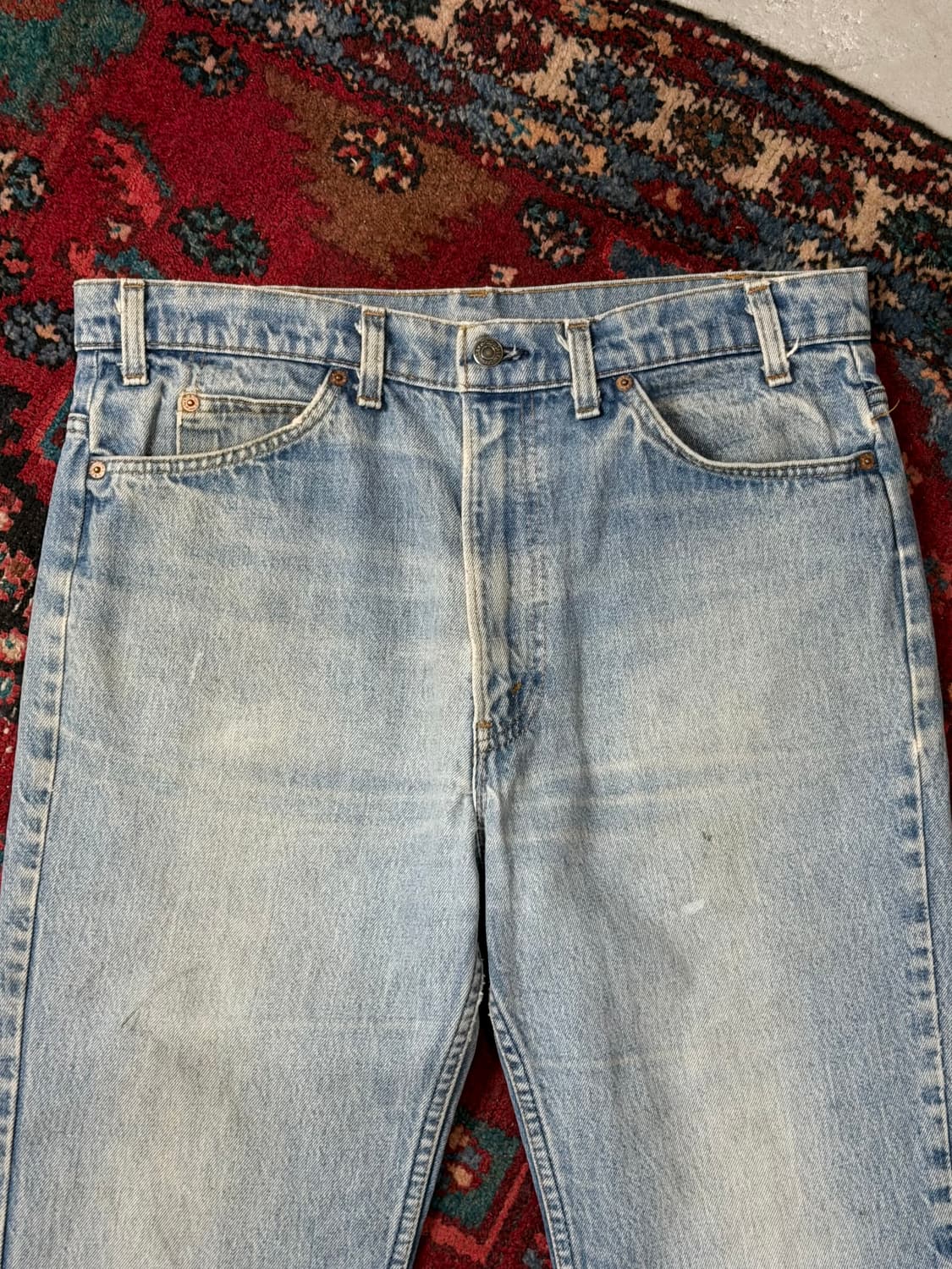 80's USA 빈티지 리바이스 517 오렌지탭 체인스티치 상품이미지5