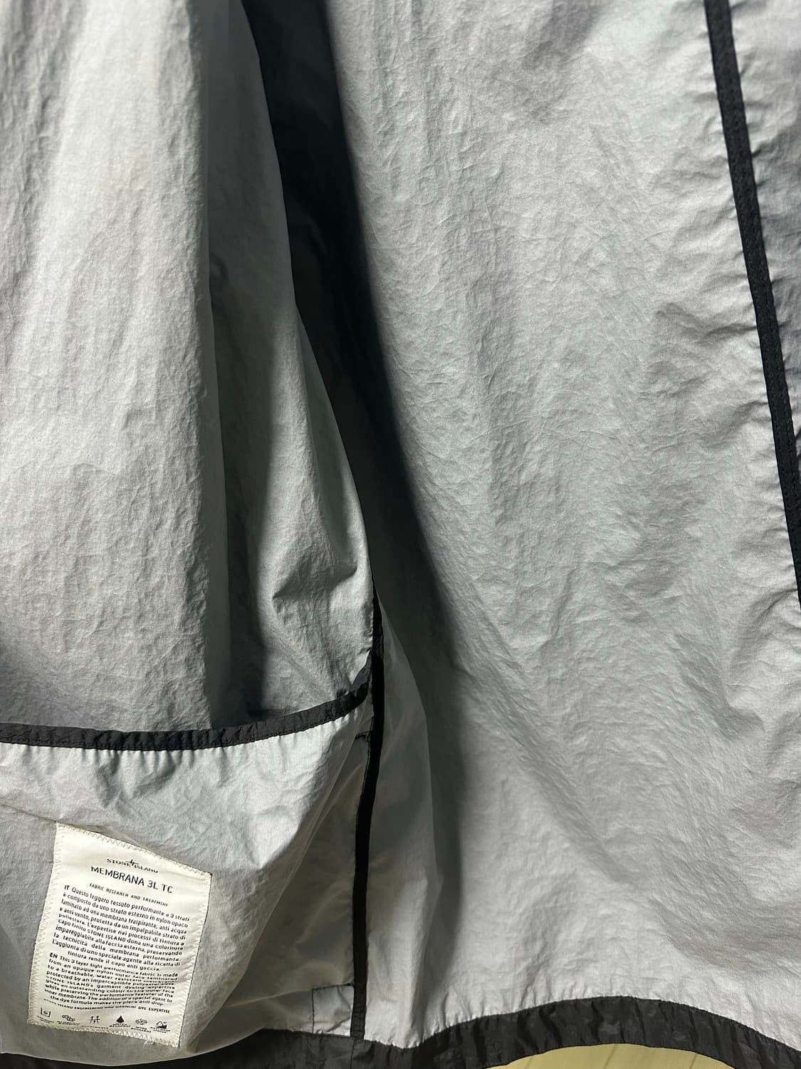 스톤아일랜드 22ss 멤브라나 블랙 XL사이즈 상품이미지6