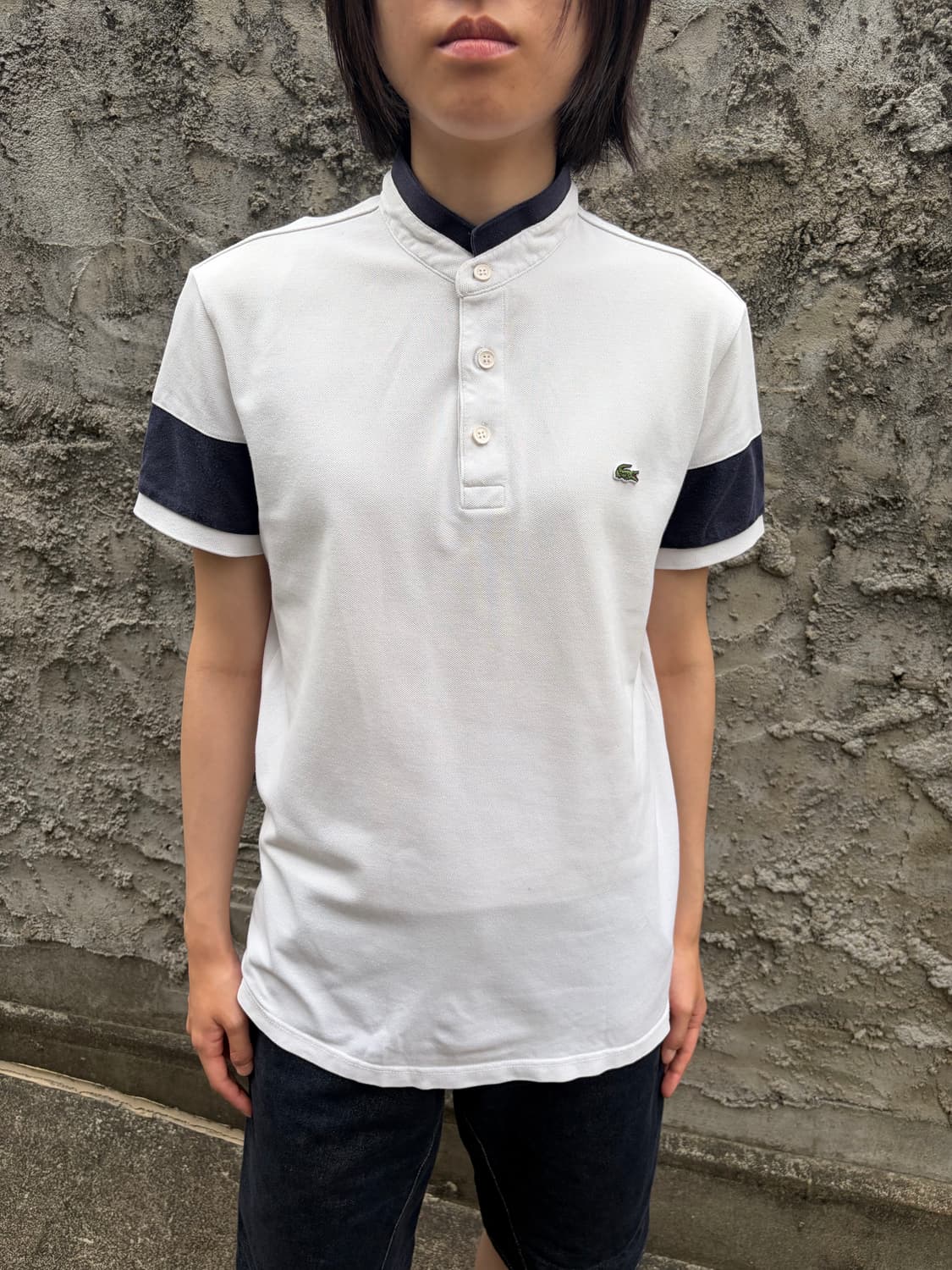 Lacoste 배색 밴드카라 PK 반팔 상품이미지1