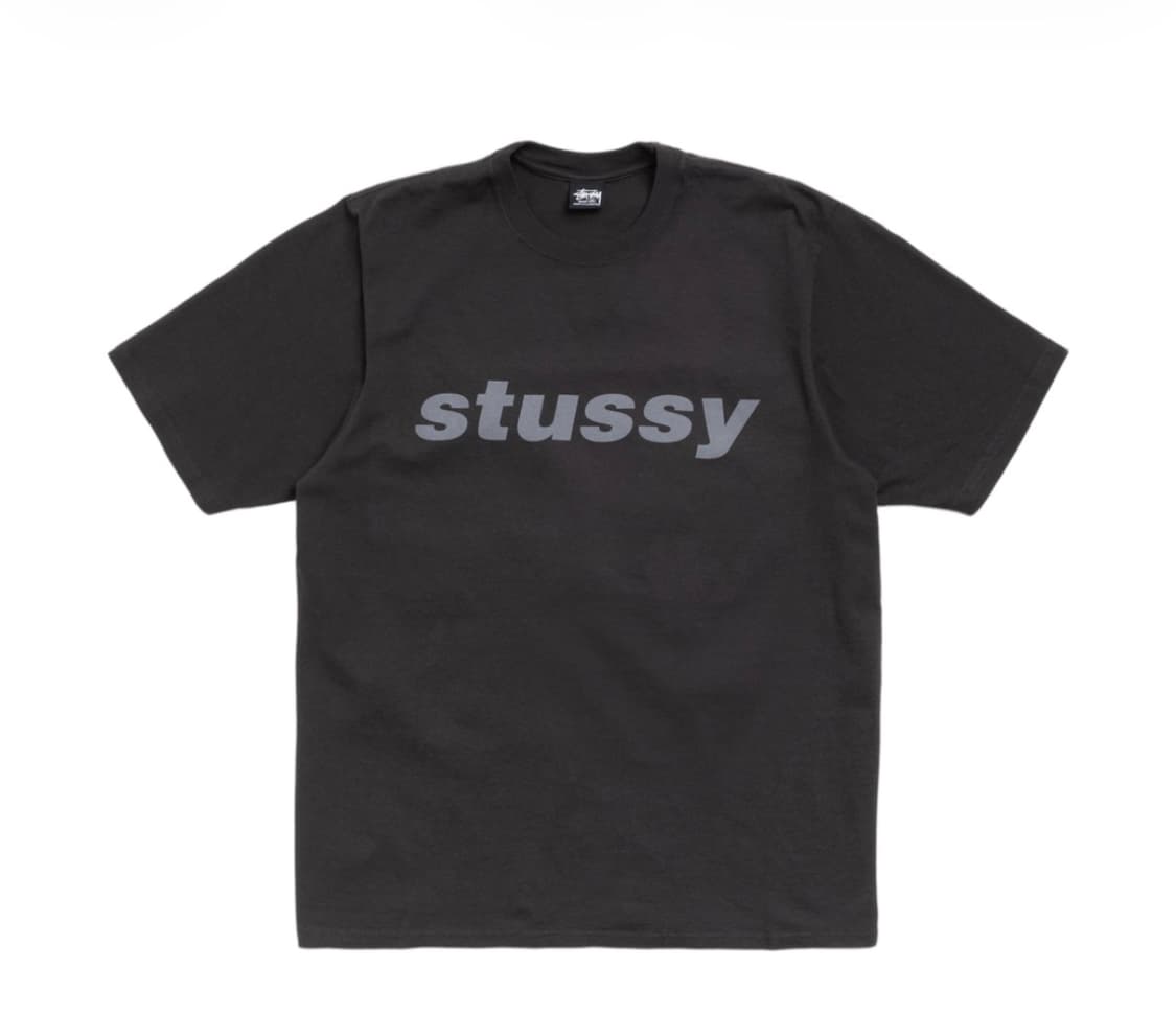 스투시 샤크 피그먼트 다이드 티셔츠 페이디드 블랙 상품이미지2