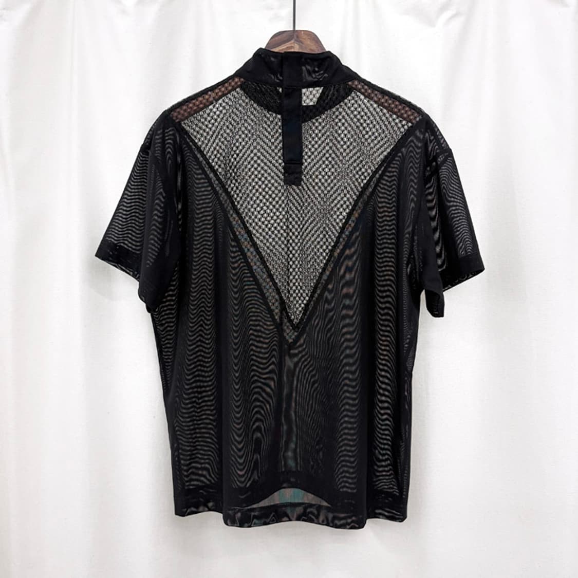 올리 샤인더 25S/S 하이넥 하이브리드 레이스 탑 상품이미지4