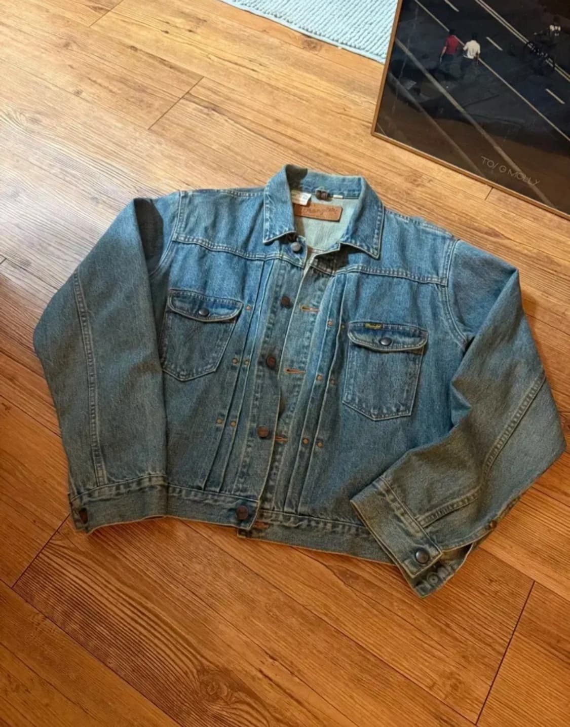 90s 랭글러 블루벨 11MJ 자켓 L 상품이미지1