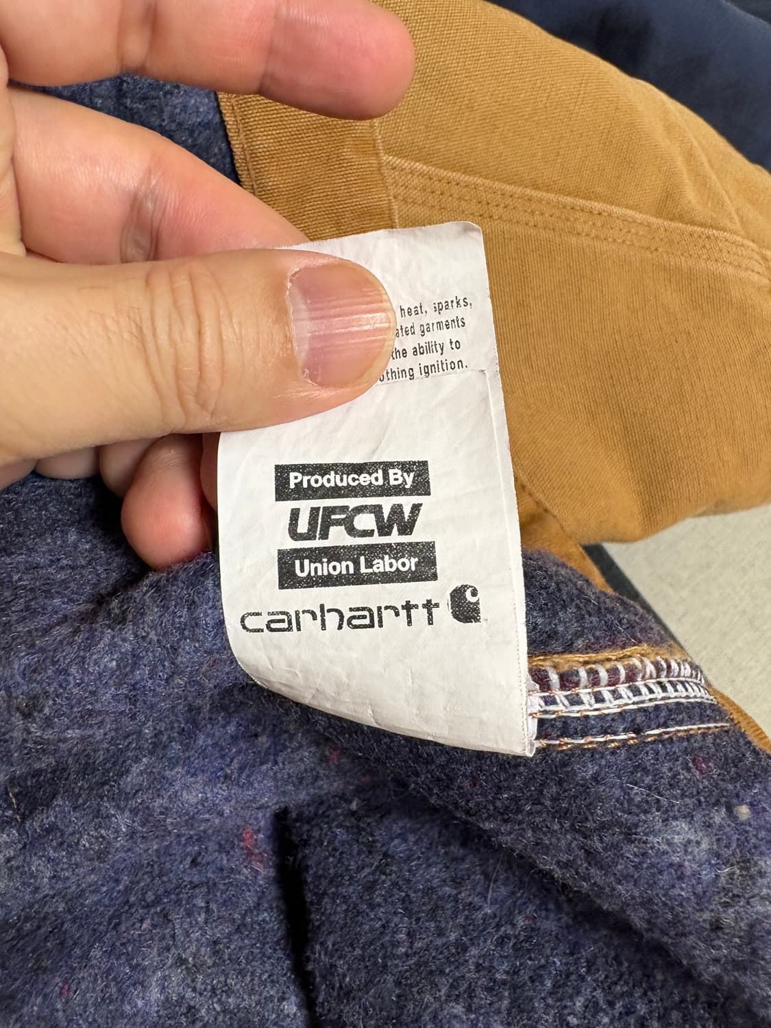 Carhartt J001 디트로이트 자켓 (J001-BRN) 상품이미지10