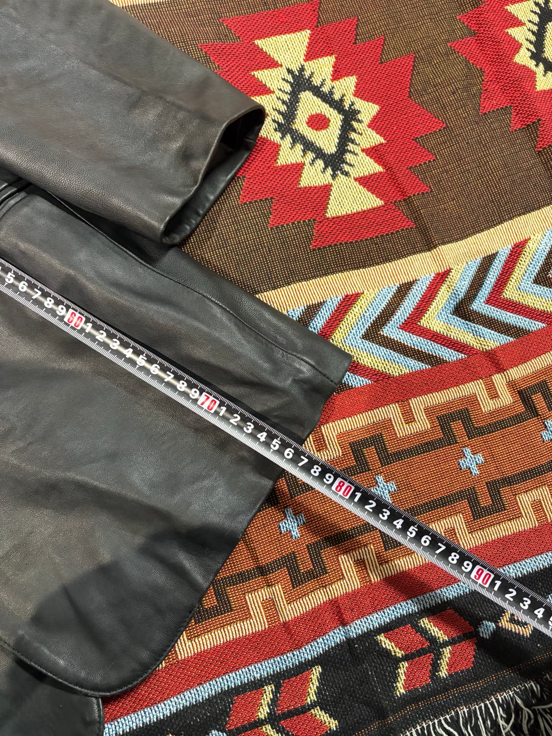 빈티지 양가죽100% 블레이저 레더자켓 상품이미지7