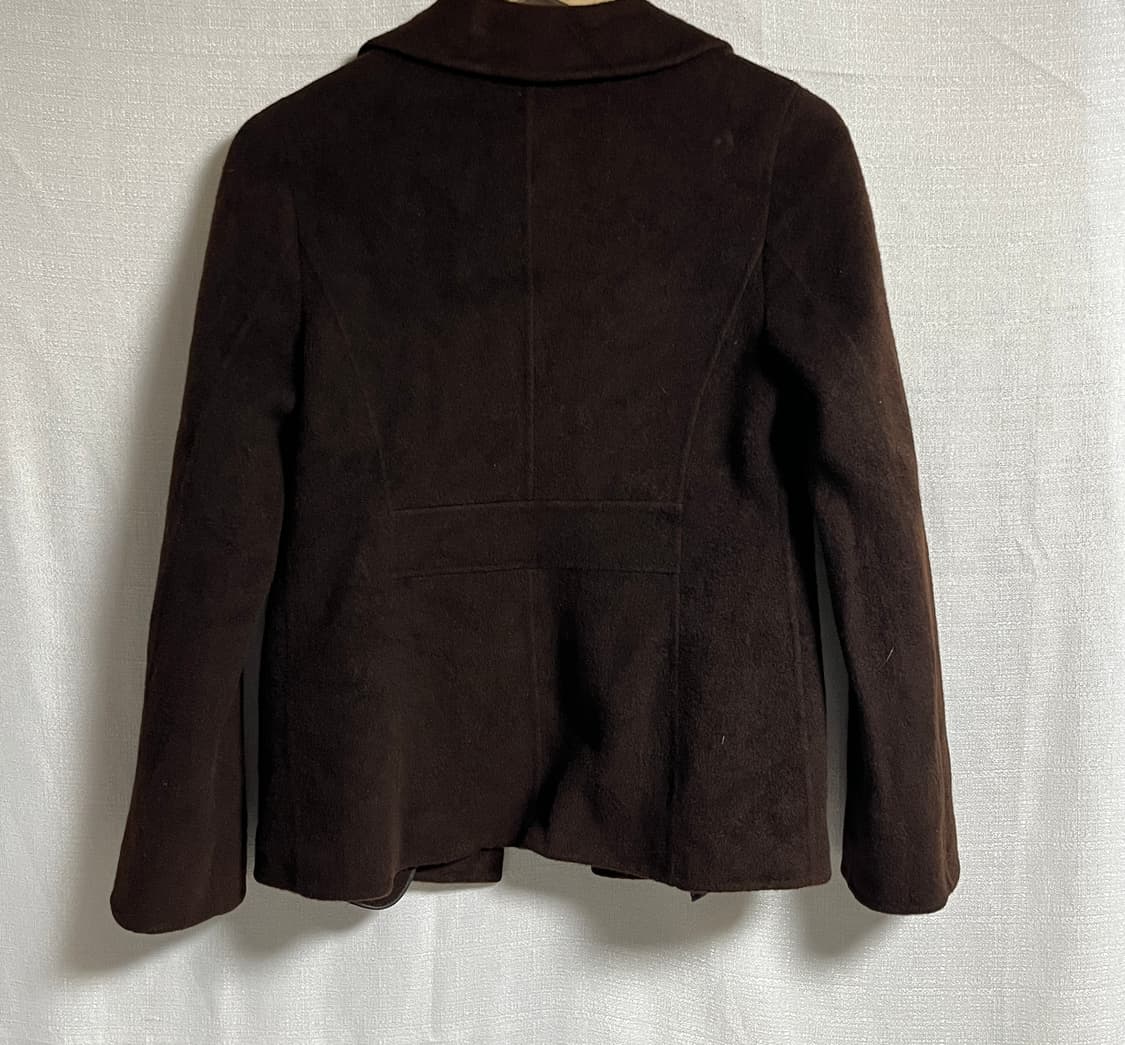 ANSICH 앙고라 모 브라운 숏자켓 S 상품이미지5