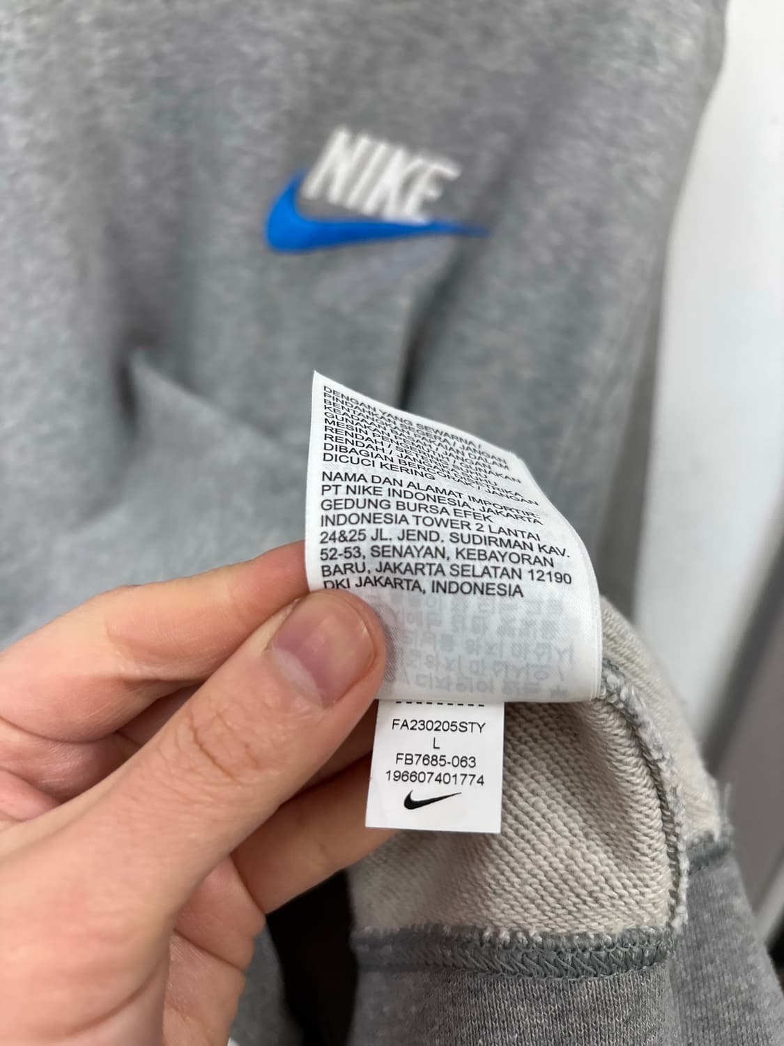 나이키 자수 스우시 맨투맨 상품이미지6