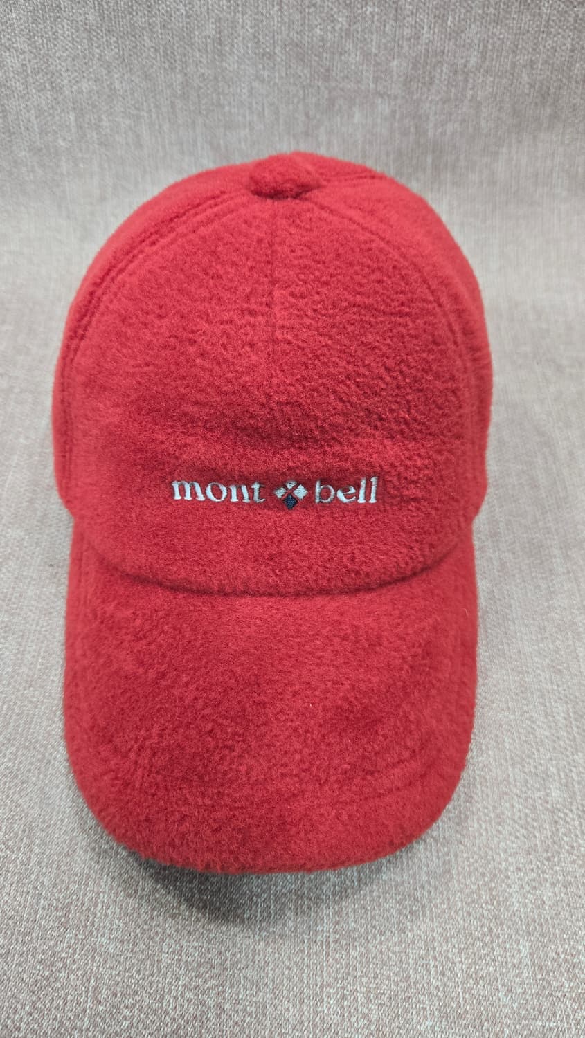 몽벨 플리스 귀마개 볼캡 레드 상품이미지1