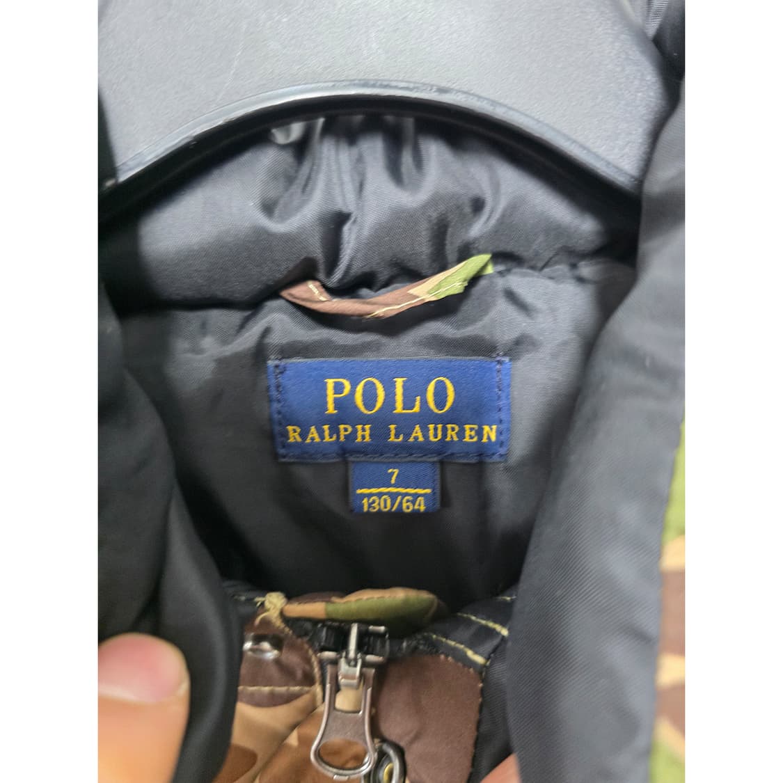 택포// 폴로 랄프로렌 카모 패딩 7세 상품이미지2