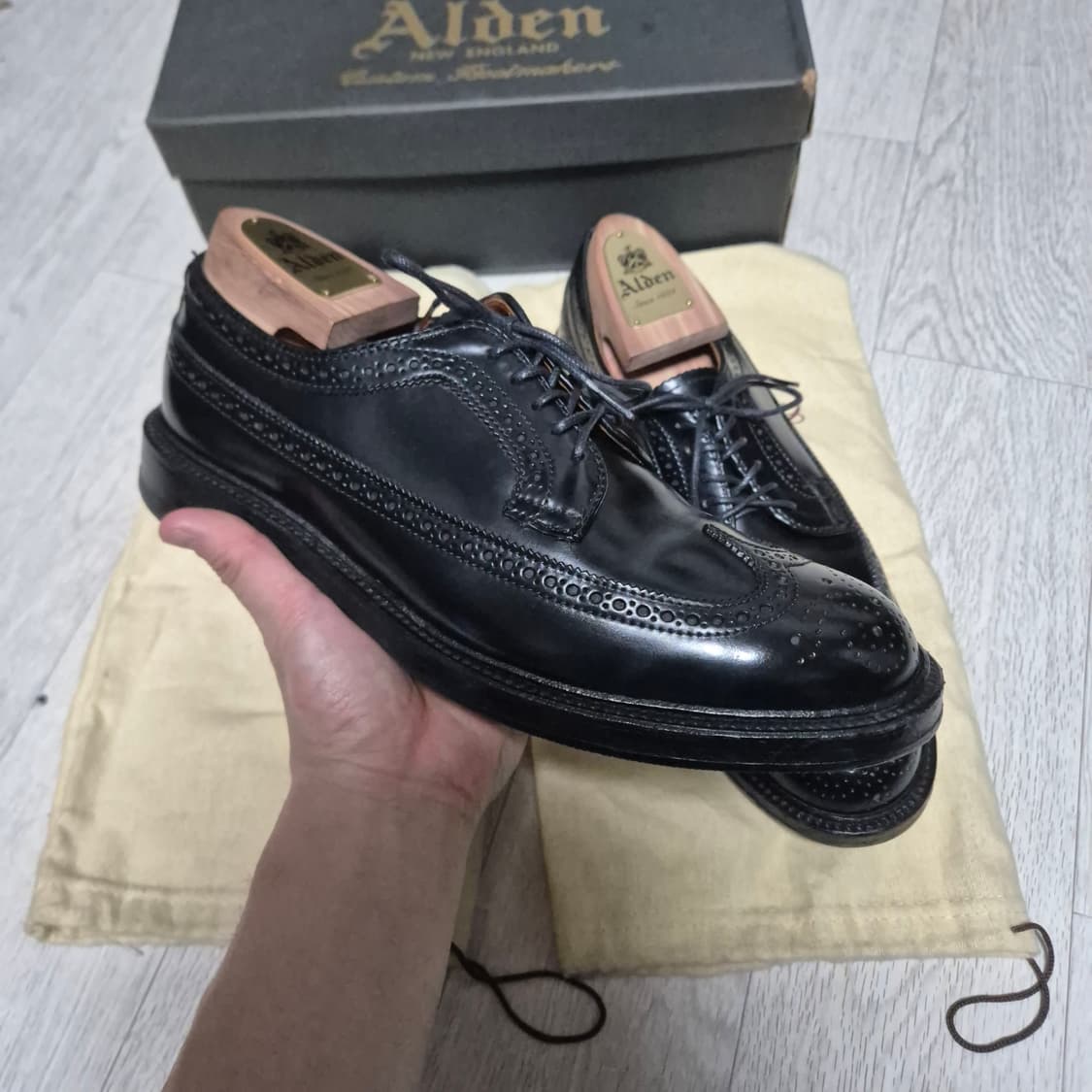 [7.5D] 알든 9751 롱윙팁 코도반/ 크로켓앤존스 에드워드그린 버윅 상품이미지5