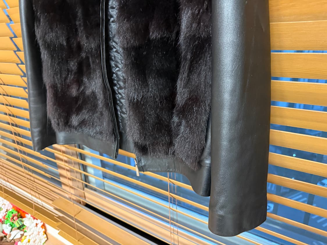 남성 BON 양가죽 코요테털 자켓 95-100 거의 새상품급 상품이미지9