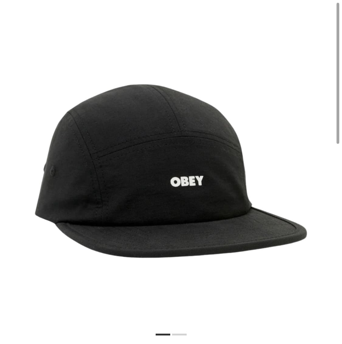 오베이 볼드 테크 캠프캡 블랙 상품이미지1