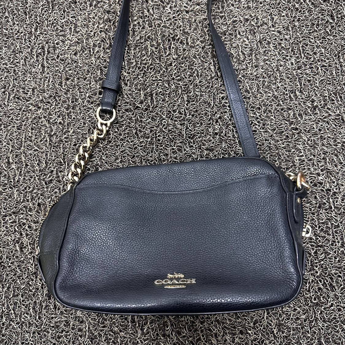 COACH 코치 여성 미니 크로스백 가방 블랙 상품이미지2