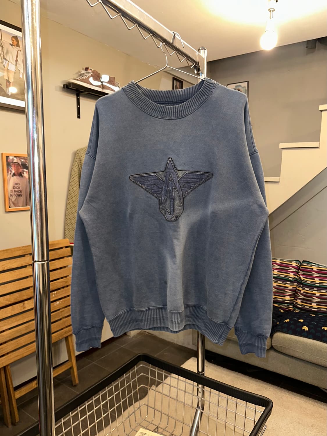 90‘s Armani Jeans logo Italy sweatshirt 상품이미지4