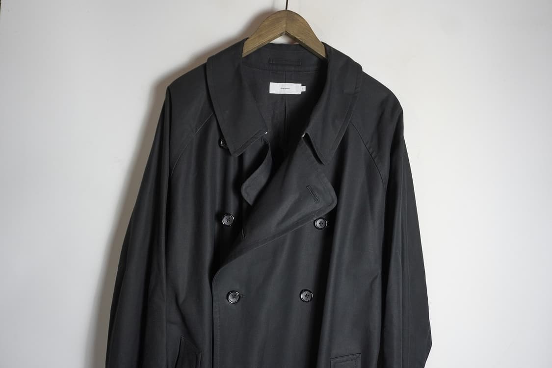 그라프페이퍼 Double Cloth Peach Trench Coat 상품이미지4