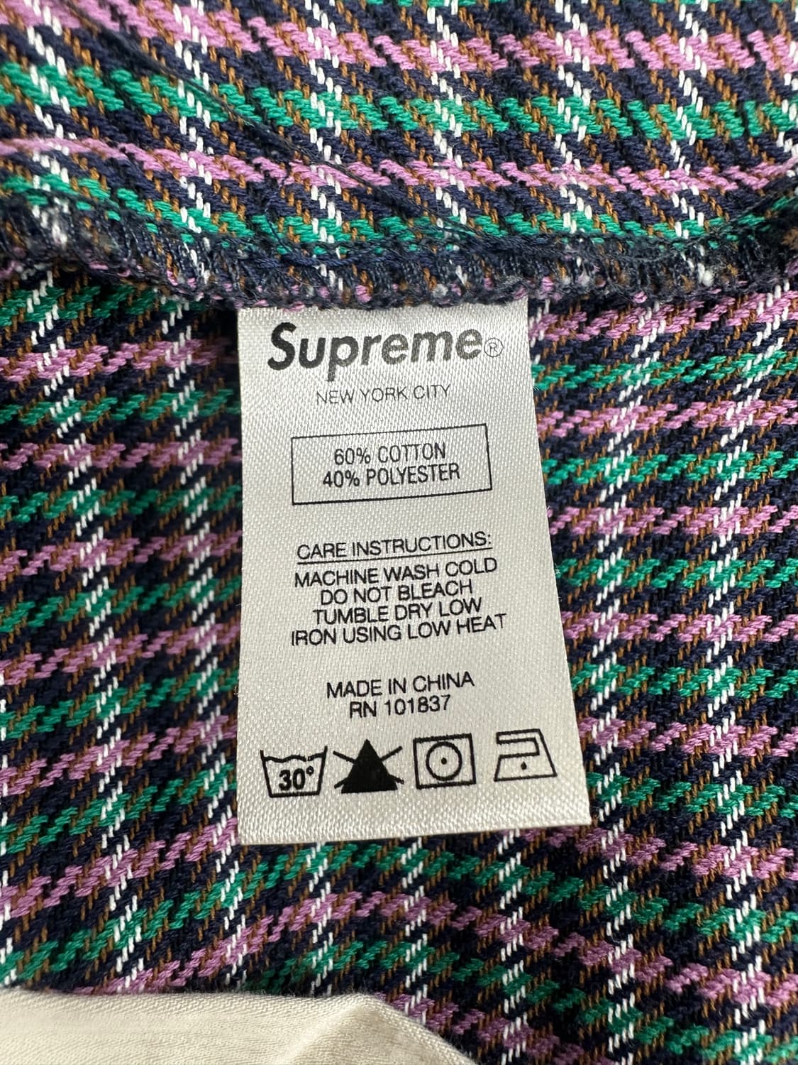 Supreme Plaid Work Pants 34 상품이미지7
