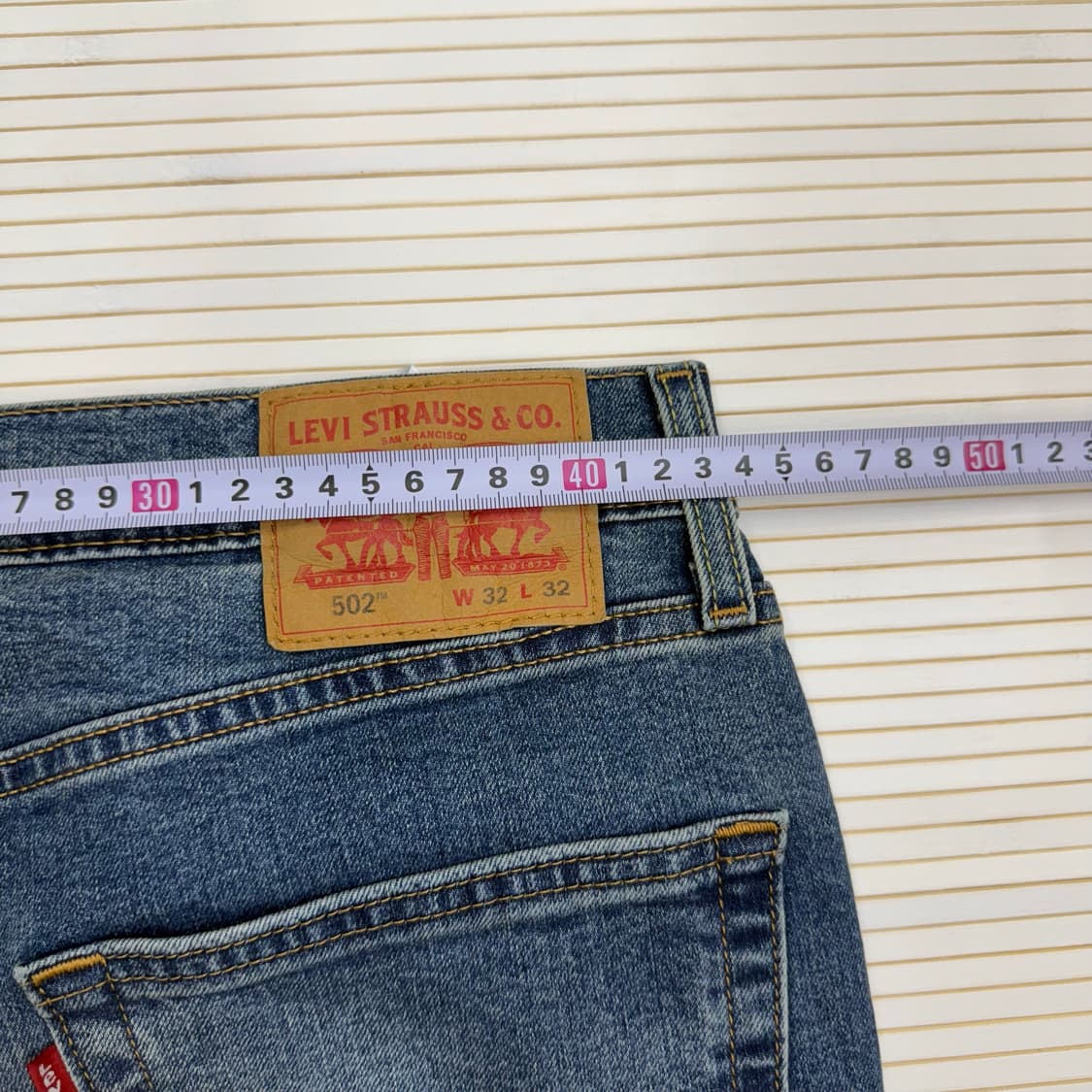 리바이스 502 W32 L32 데님팬츠 (구제) 상품이미지6