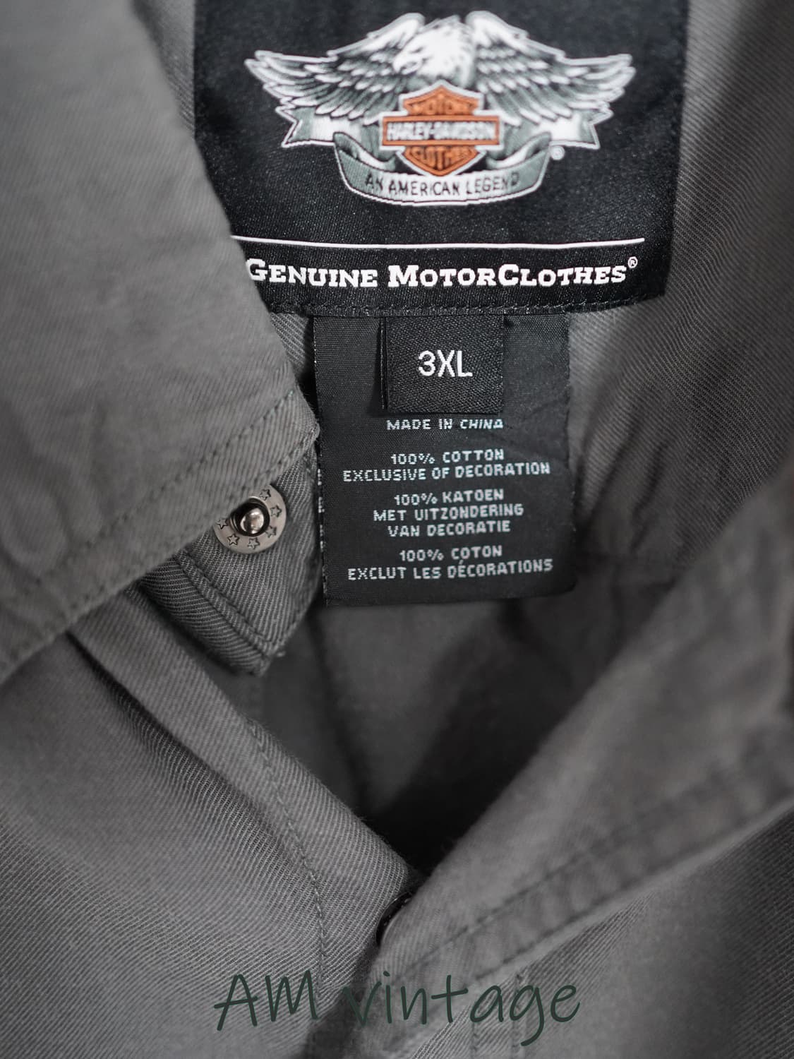 할리데이비슨 Harley-Davidson Grey Shirt 상품이미지3