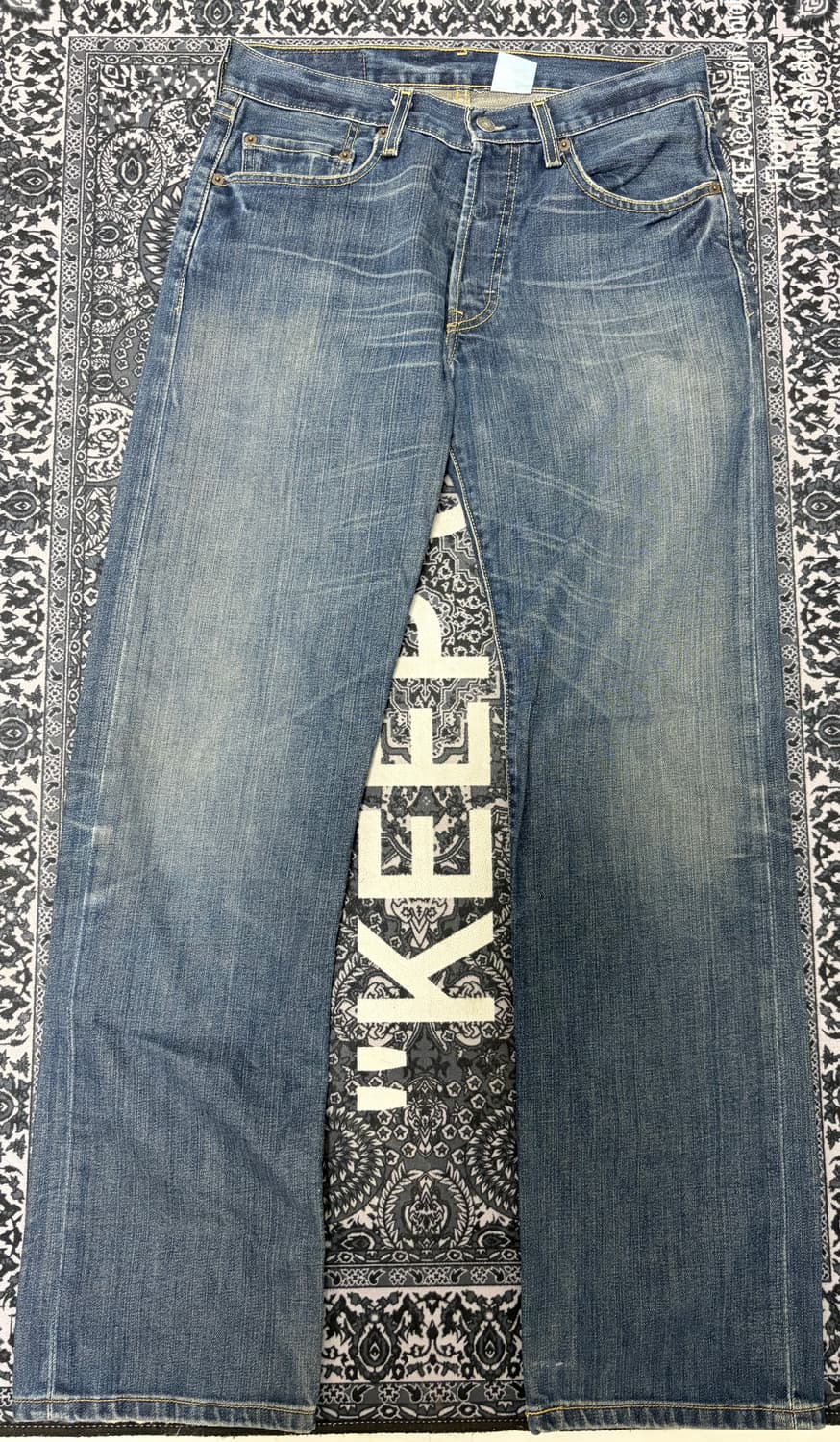 리바이스 501 중청 데님 31/32 상품이미지2