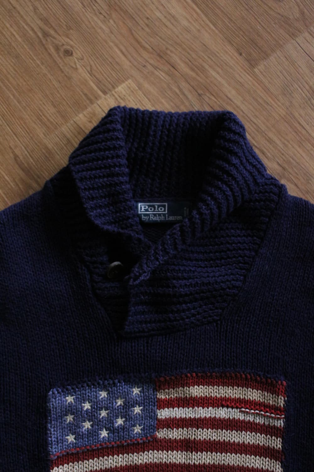 폴로 성조기 숄카라 스웨터  상품이미지5