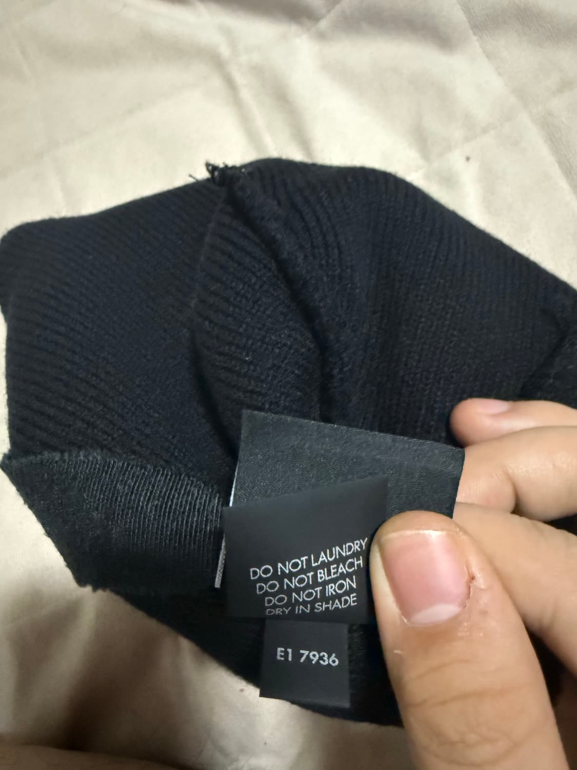 피스마이너스원 블랙 비니 상품이미지4