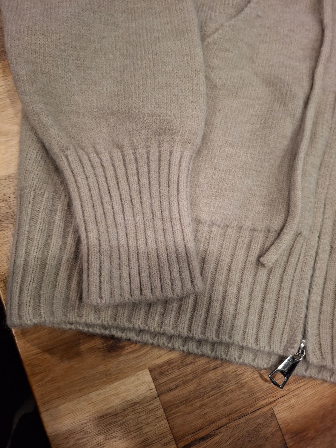 (마지막특가) 에이지도르 니트 후드집업 상품이미지3