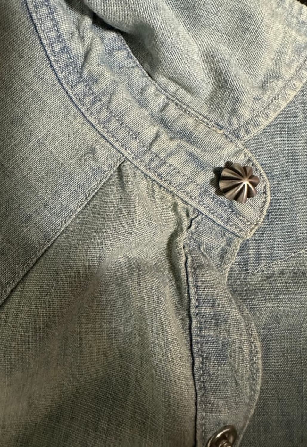 더블알엘 샴브레이 웨스턴셔츠 상품이미지4