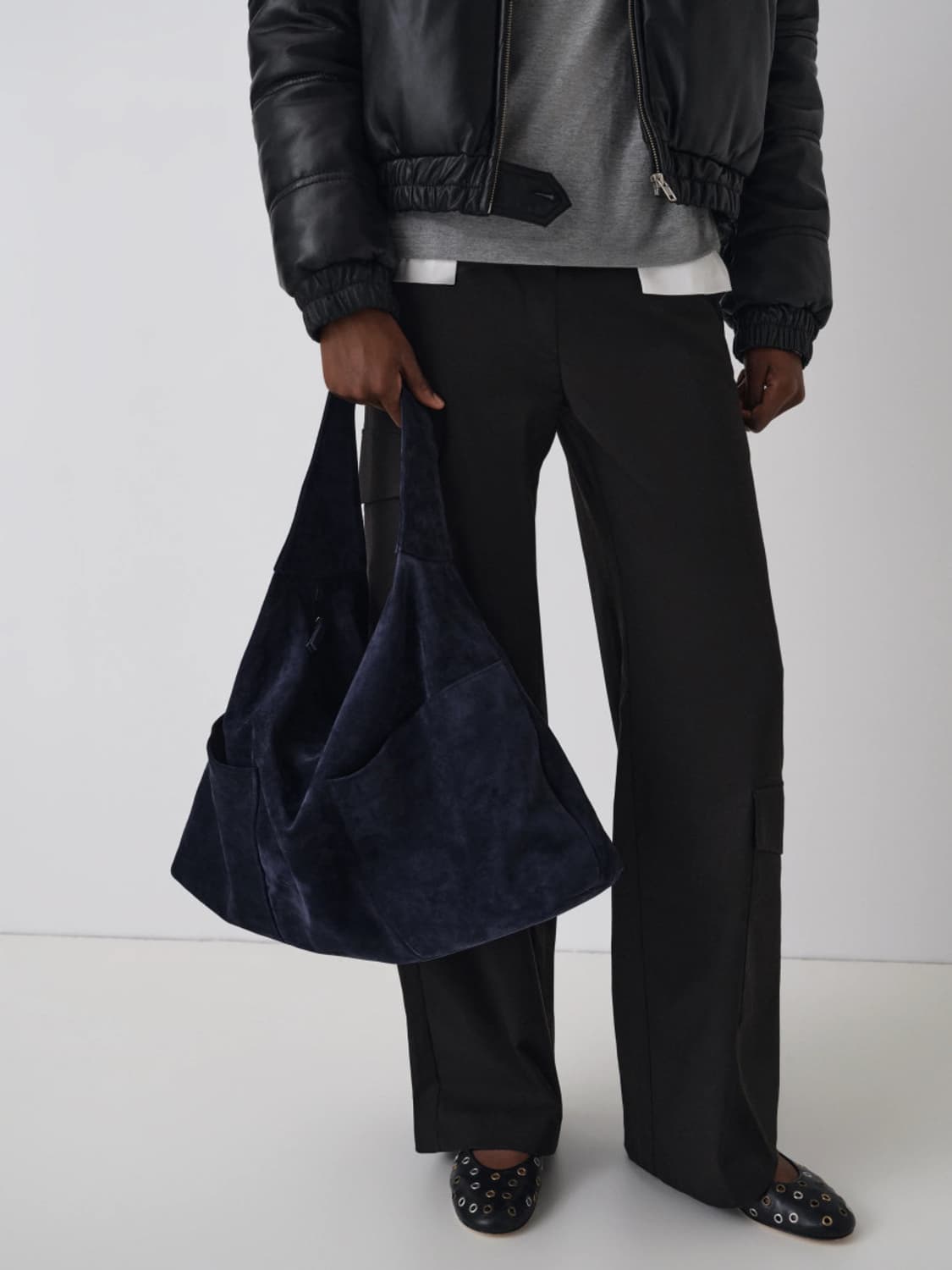 기마구아스 Maxi Sacco 맥시 사코백/네이비 상품이미지4