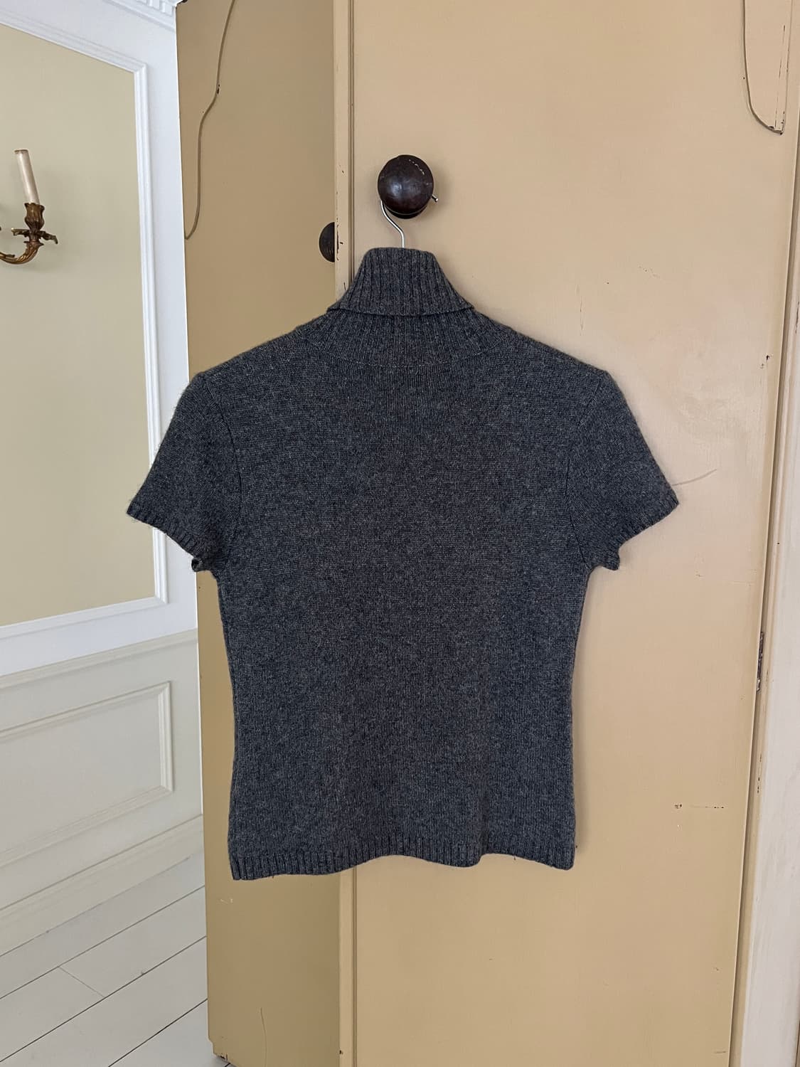 랄프로렌 카멜 100% 터틀넥 숏슬리브 니트 상품이미지6