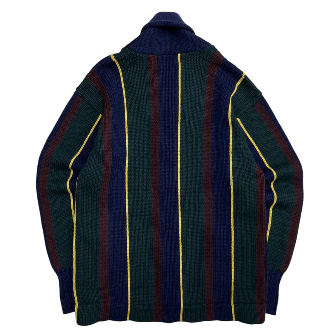 90's 폴로 헤비울 스트라이프 가디건 상품이미지3