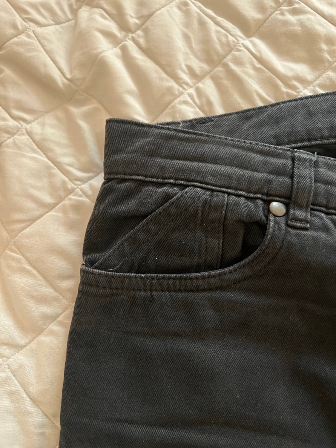 Maison Margiela 백 스티치 슬림핏 데님 상품이미지3