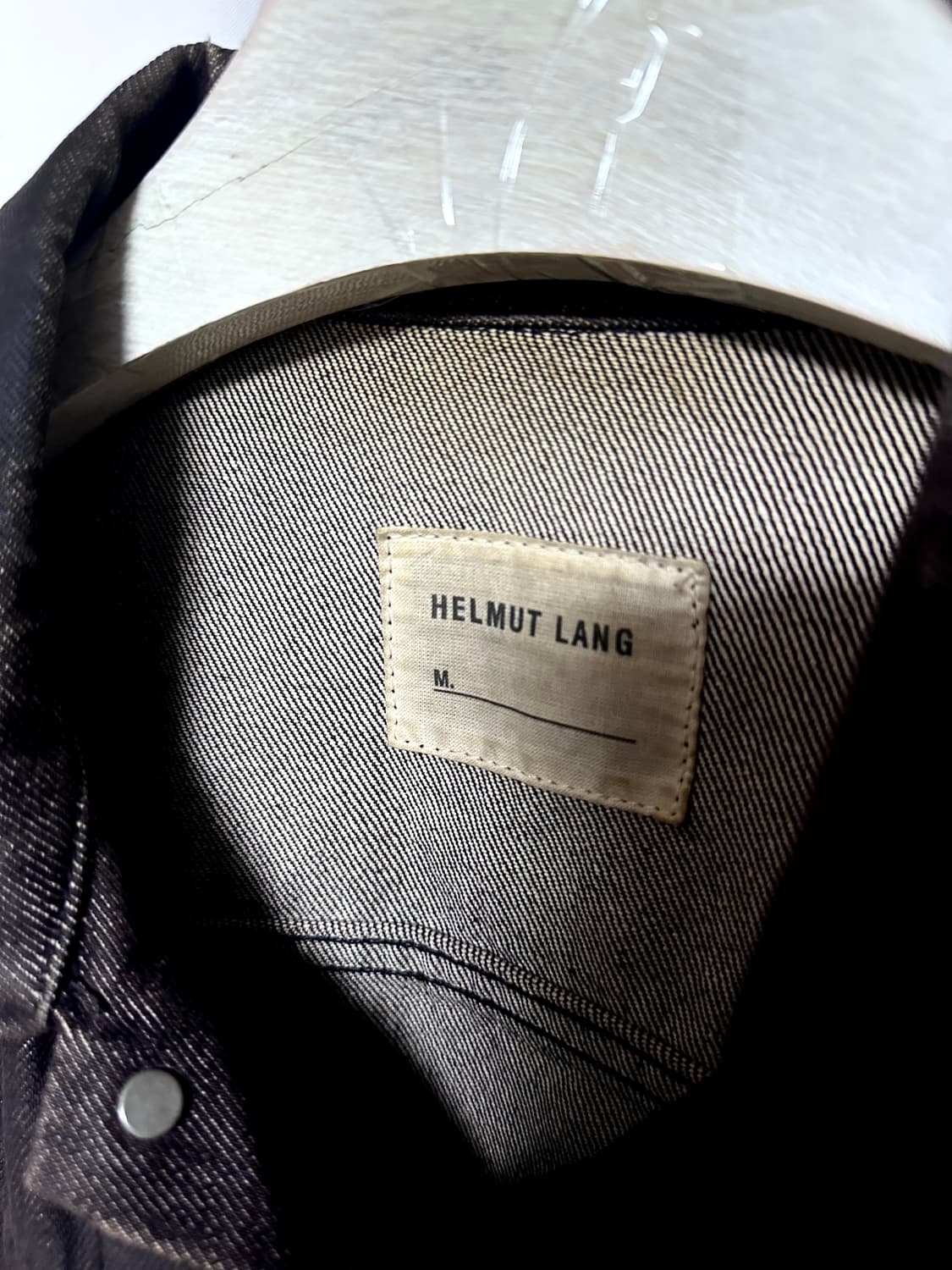 Helmut Lang 90s' Coated 1st denim 트러커 상품이미지4