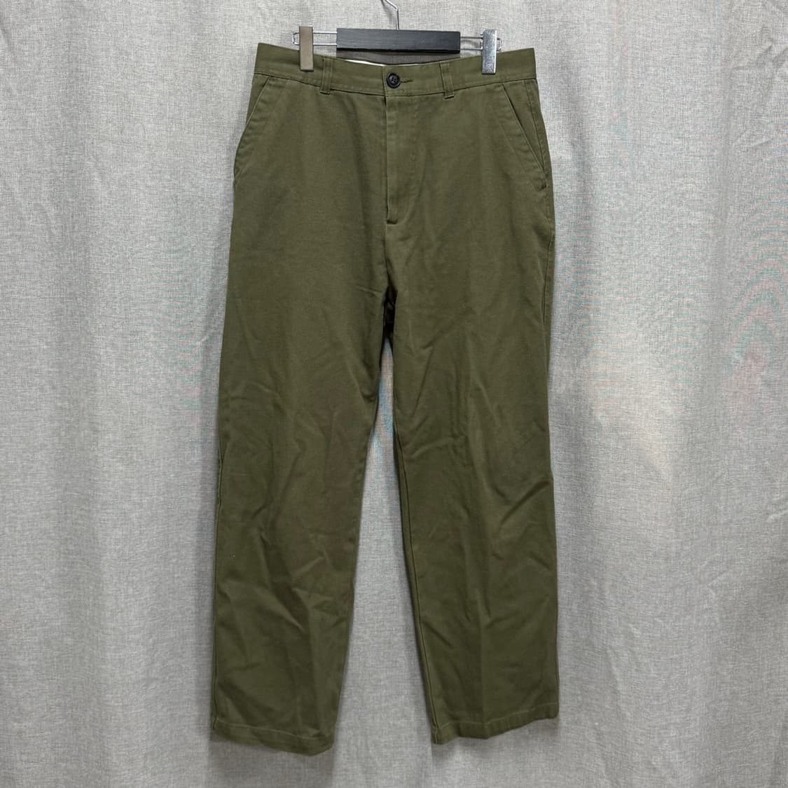 [32] TradClub 트래드클럽 카키 코튼 팬츠 와이드 바지 상품이미지2