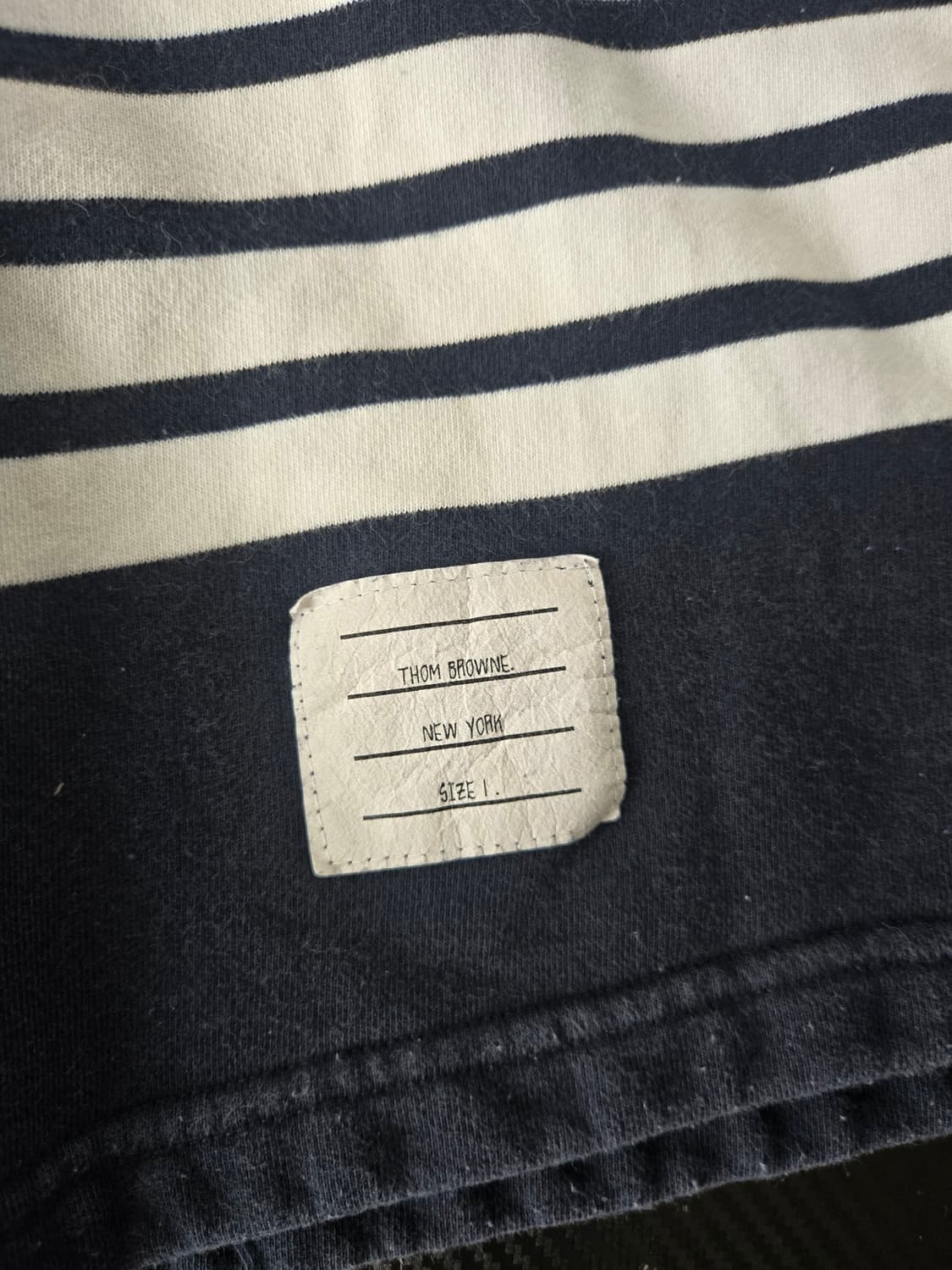 톰브라운 네이비 반바지 상품이미지5