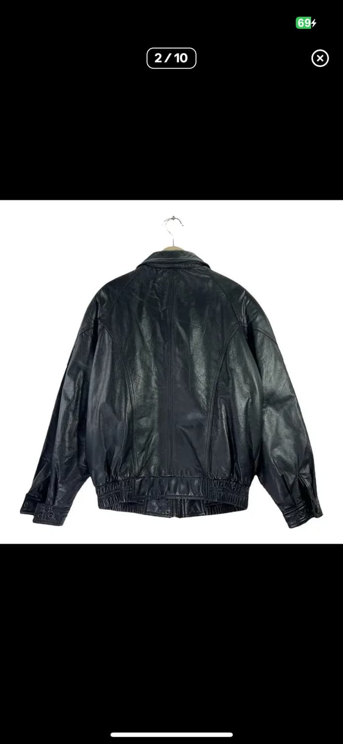 vintage leather jacket 상품이미지4