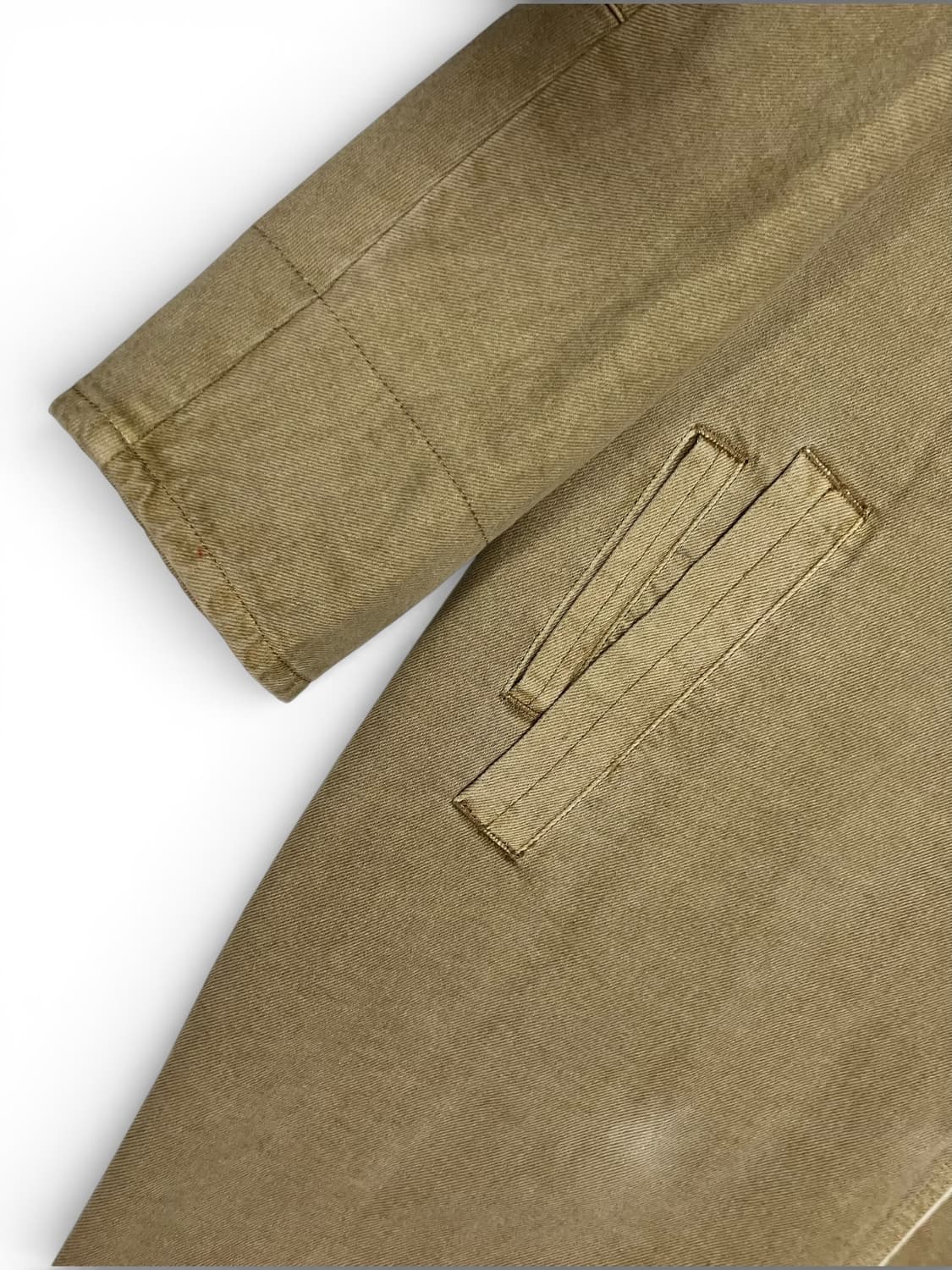 시스템 코튼 베이지 코트 S 상품이미지6