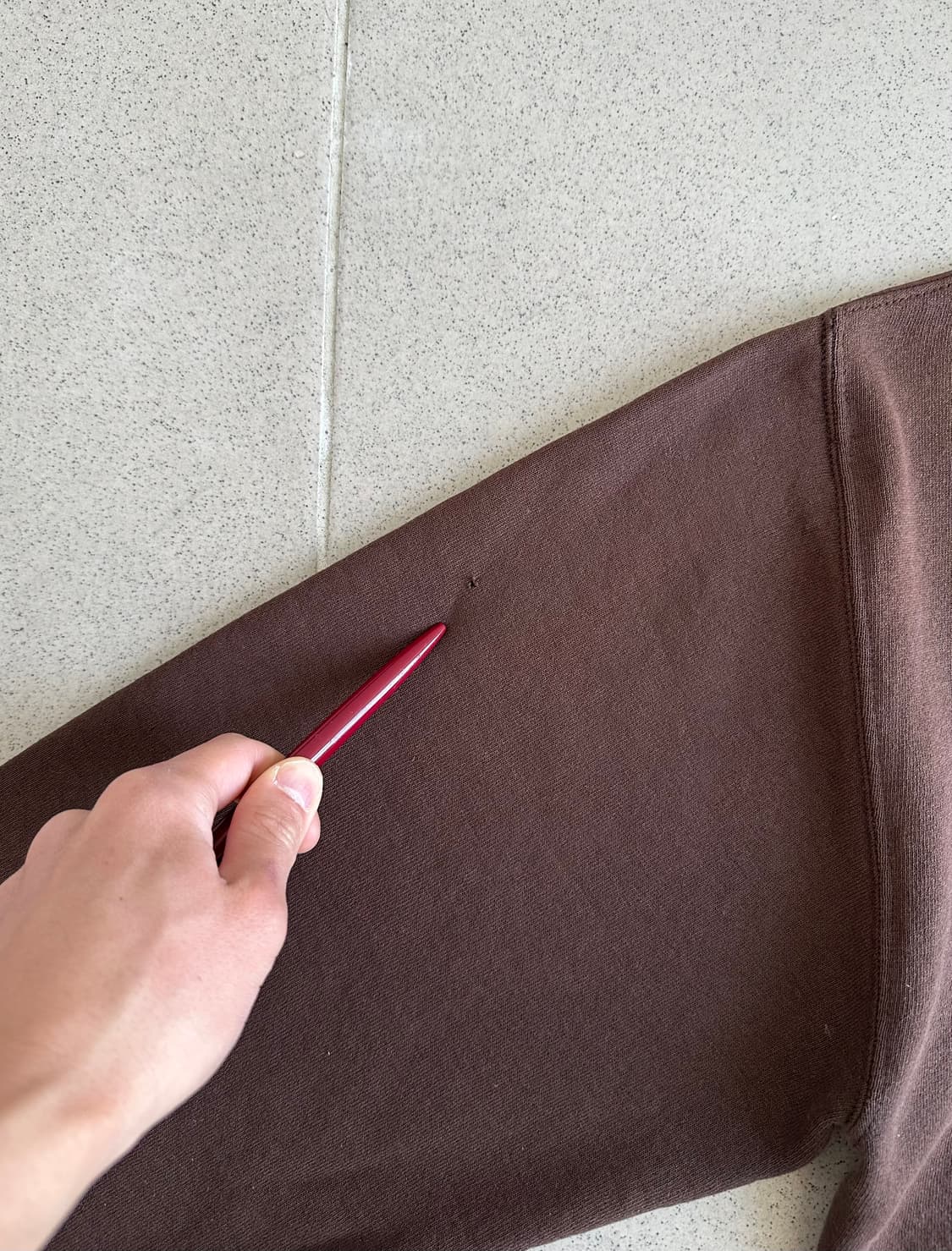 빈티지 러셀 후드집업 브라운 L 상품이미지9