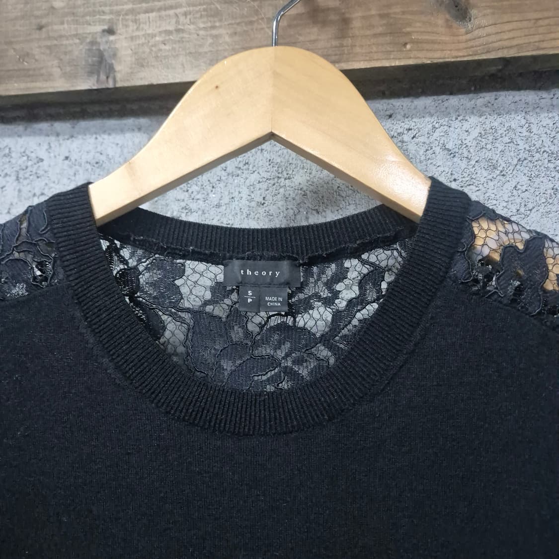 띠어리 레이스 니트티 상품이미지5