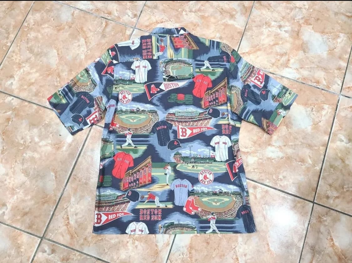 레인스푸너 REYN SPORTS 보스턴 레드삭스 코튼셔츠 상품이미지3