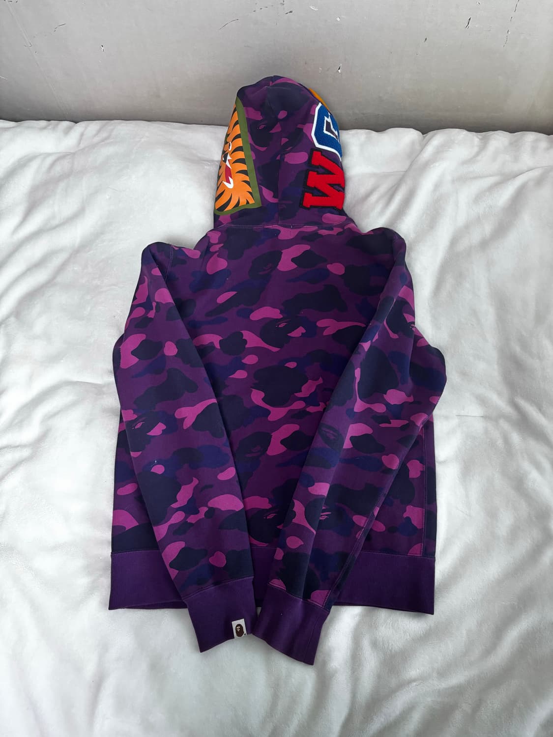 베이프 샤크후드 퍼플 L 상품이미지2