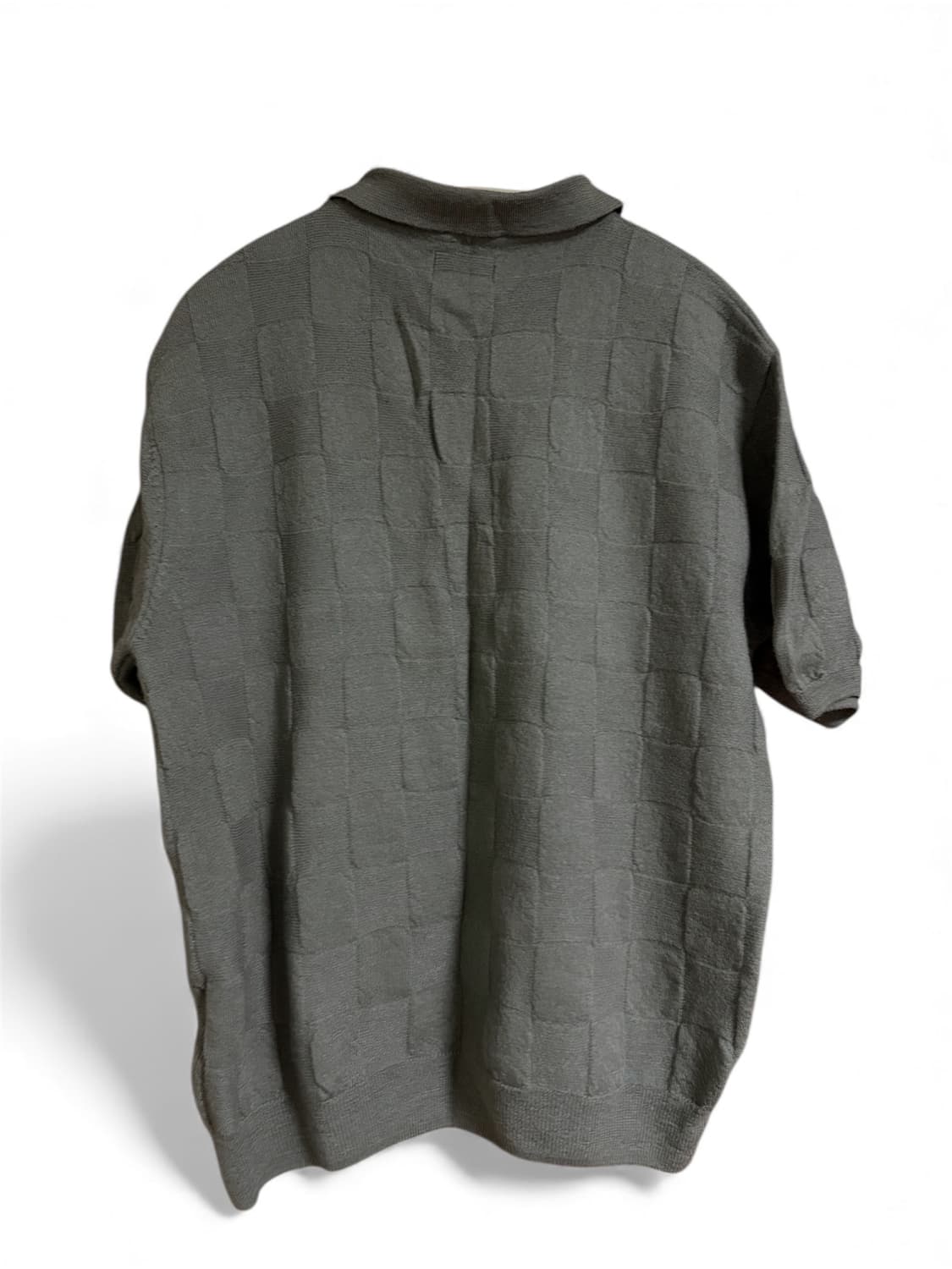 헤리티지플로스 울 체크 니트 반팔  상품이미지2