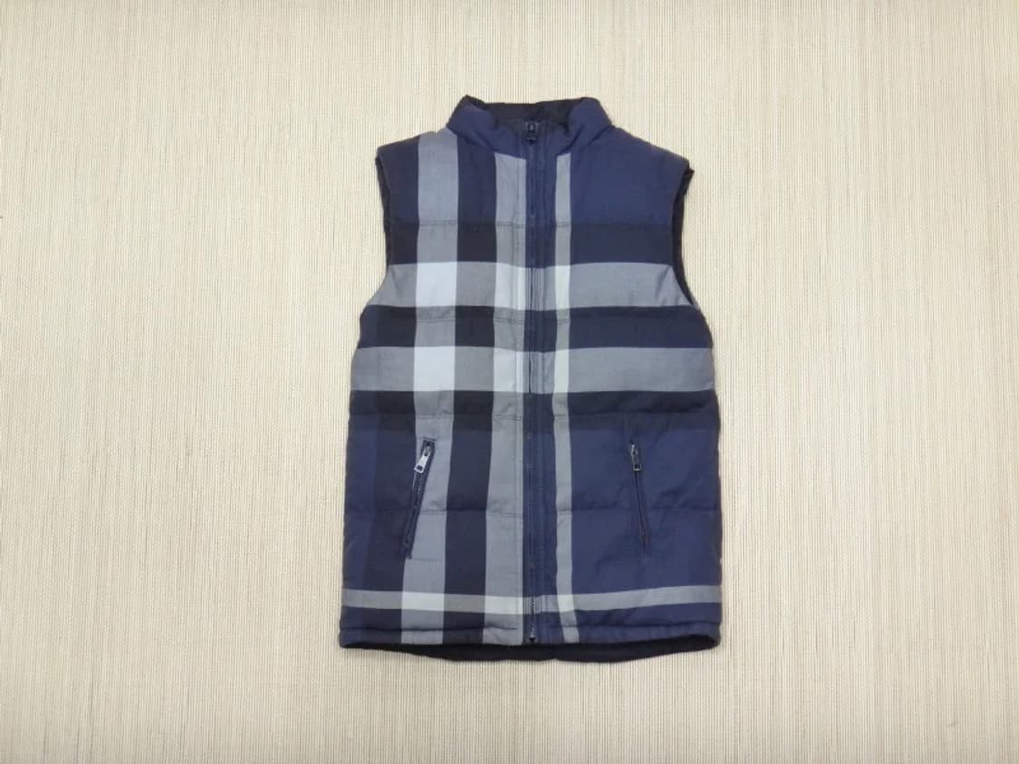 (12Y) 버버리 키즈 리버시블 다운패딩 베스트 상품이미지1