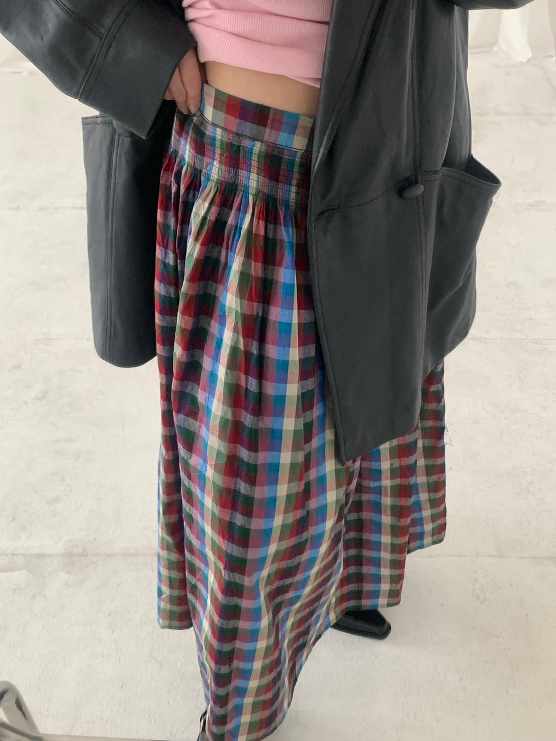 Check linen flair sk 상품이미지1