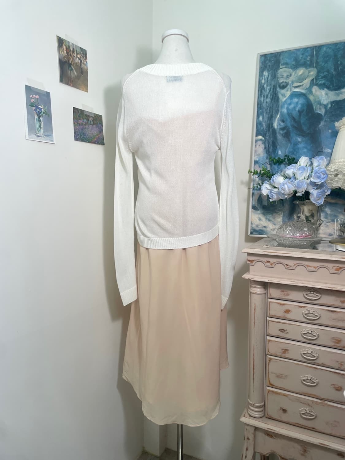 ivory summer one-button cardigan 상품이미지4