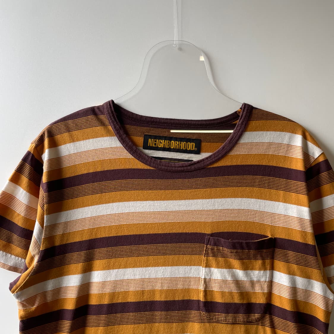 네이버후드 원포켓 스트라이프 반팔 티셔츠 상품이미지2