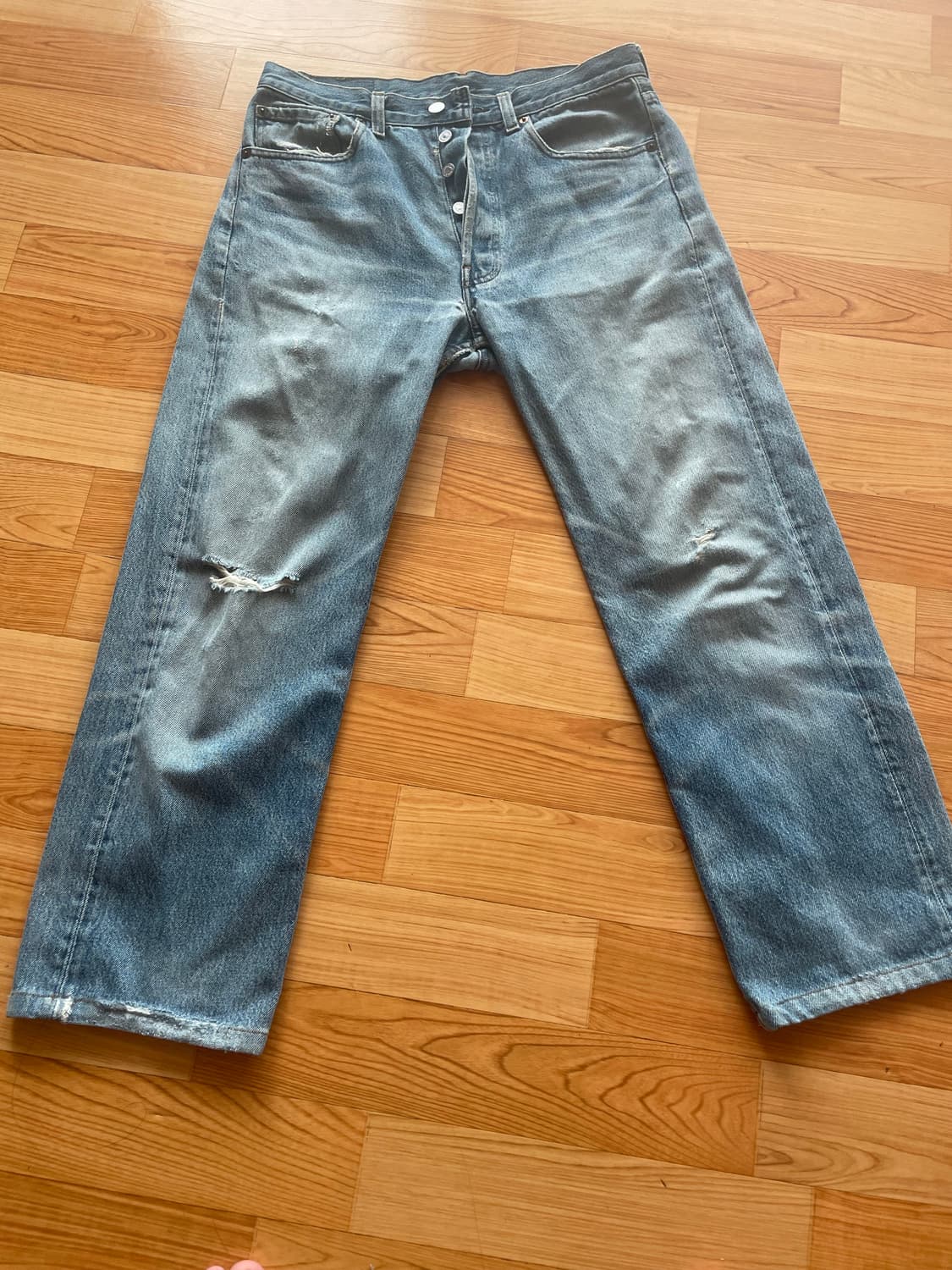 [28~29사이즈] 리바이스 501 빈티지 데님 연청 상품이미지1