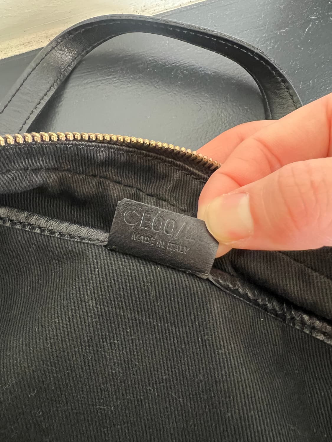 빈티지 셀린 마카담 블랙 미니 보스톤백 상품이미지6