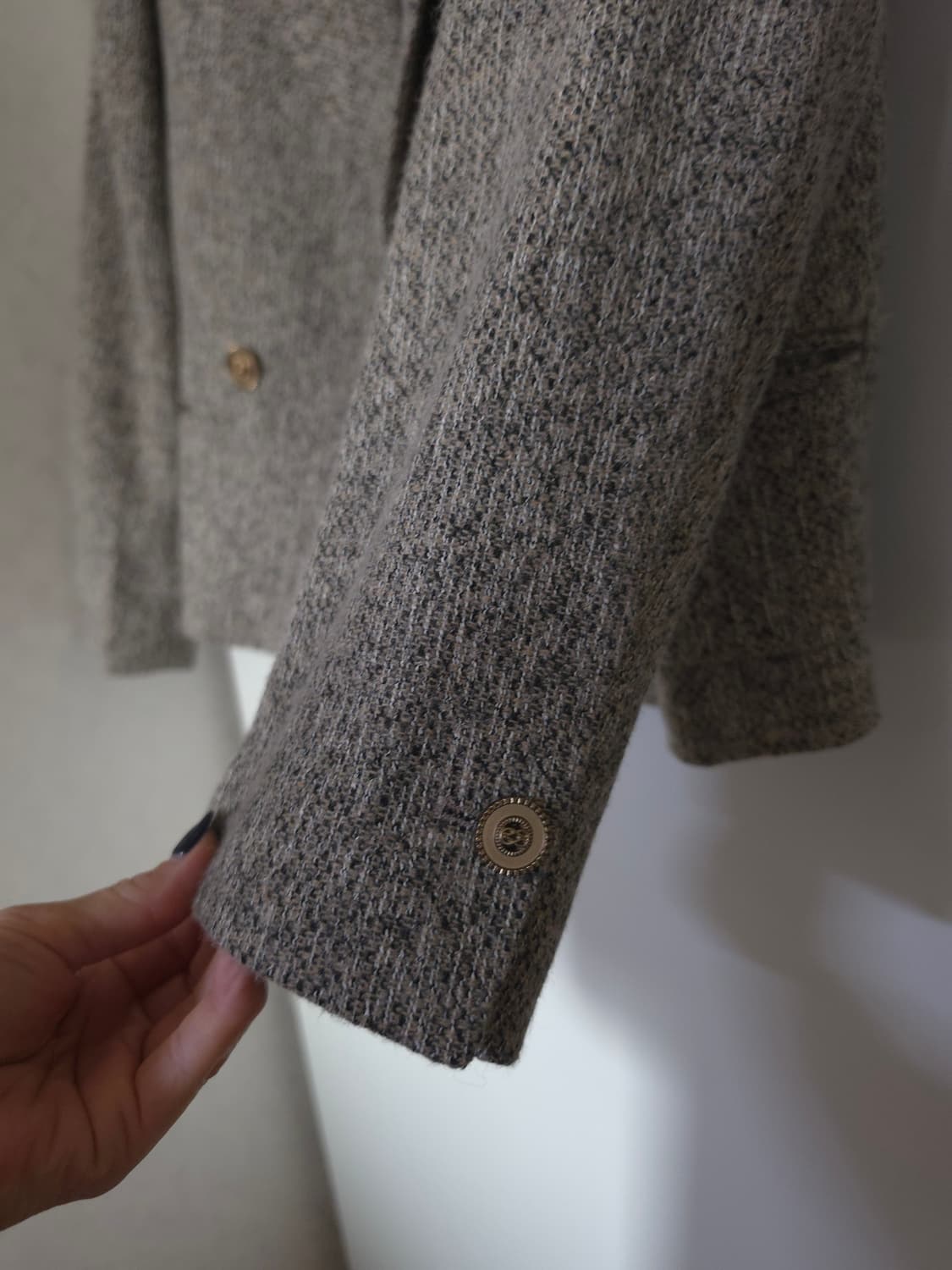 나무그림 오픈형 울자켓 상품이미지4