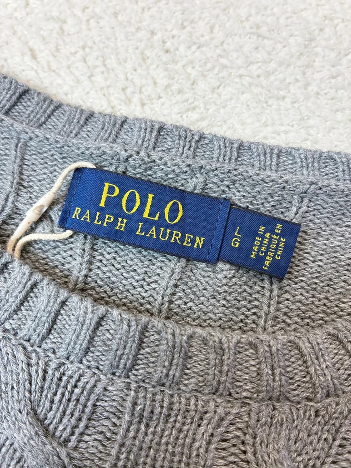 폴로 랄프로렌 케이블 시그니처 로고 니트 PN6206 상품이미지3