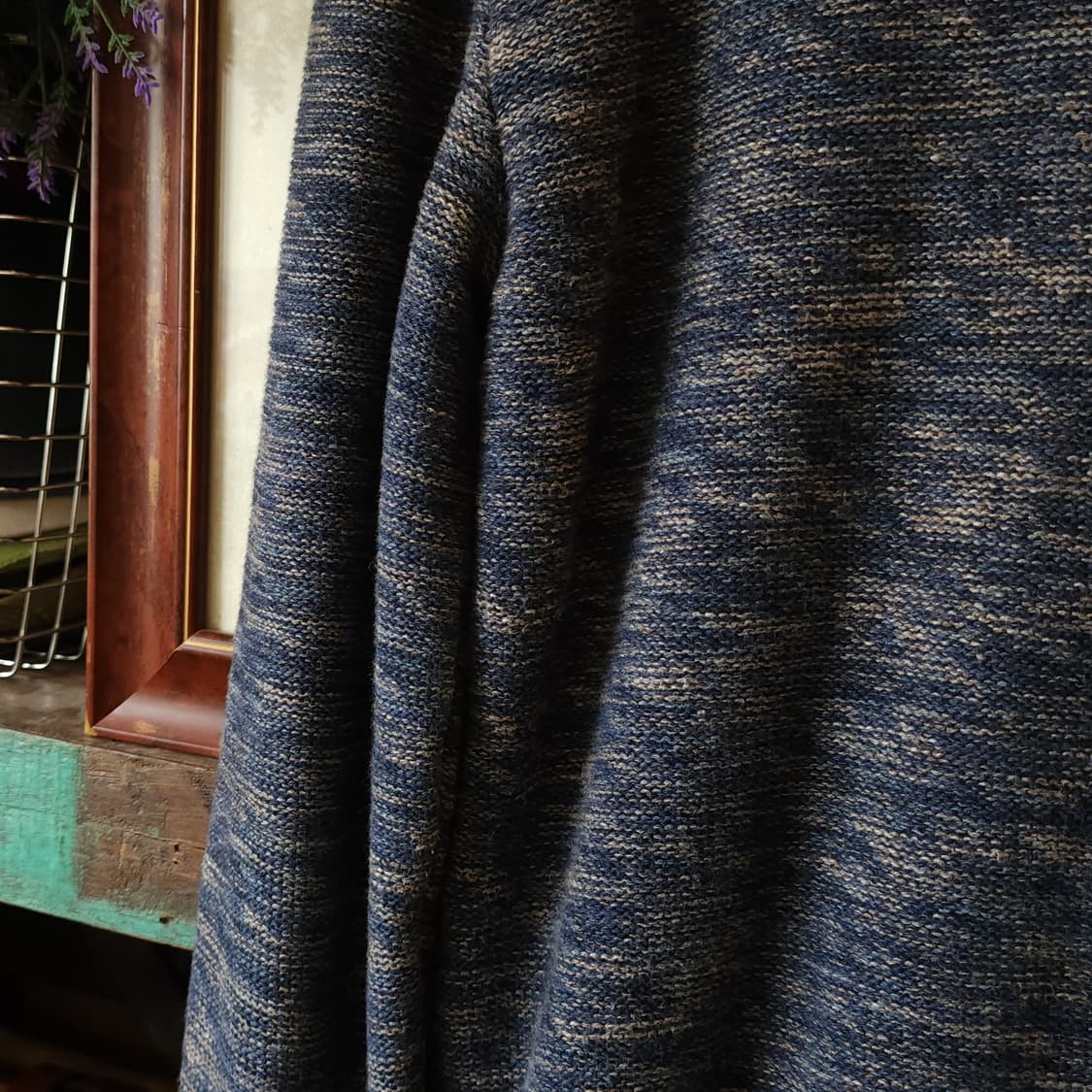 폴로 데님앤서플라이 패치워크 인디고 가디건 S 상품이미지6