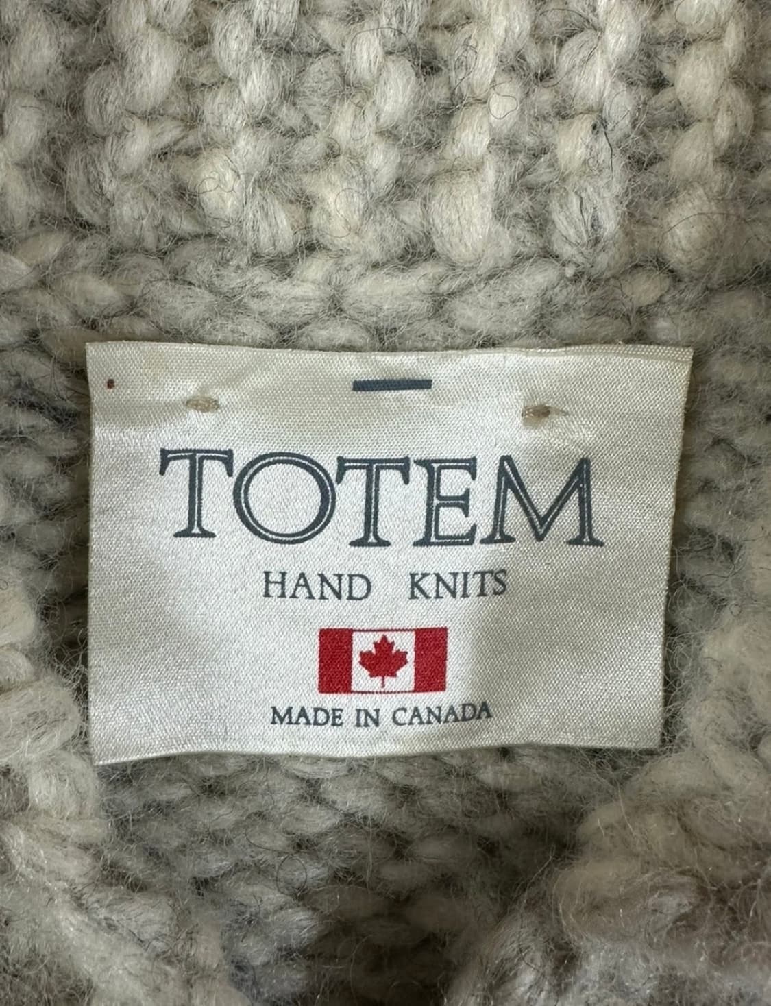 [Made in Canada] 헤비울 코위찬 가디건 (드라이클리닝 완료) 상품이미지3